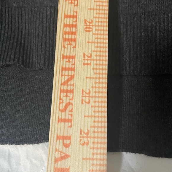 Spiritual Gangster Soft Oversized Gray Cotton sweater with gold thread piping. S - Picture 12 of 13